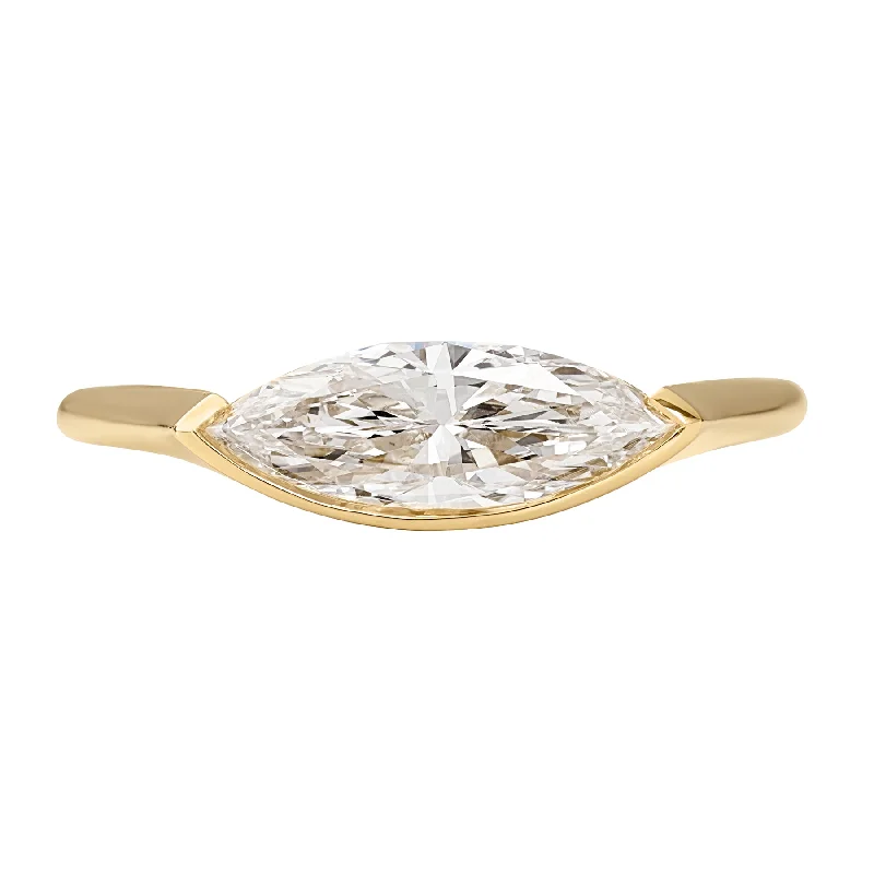 Holiday Jewelry Sale – Perfect Gifts At Great Prices OOAK Stream Long Marquise Diamond & Gold Engagement Ring Holiday Jewelry Sale – Perfect Gifts At Great Prices OOAK Stream Long Marquise Diamond & Gold Engagement Ring