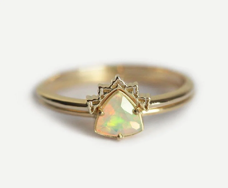 Flash Sale On Exquisite Jewelry – Don't Miss Out Bernice Trillion Opal Ring Set