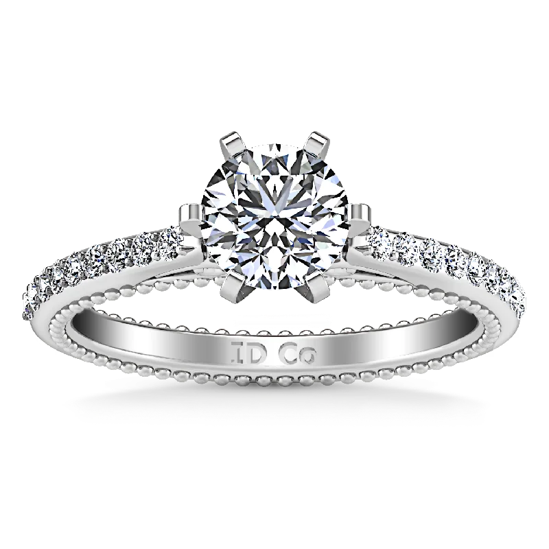 Premium Diamond Jewelry For Unforgettable Moments Pave Engagement Ring Embrace 14K White Gold Premium Diamond Jewelry For Unforgettable Moments Pave Engagement Ring Embrace 14K White Gold