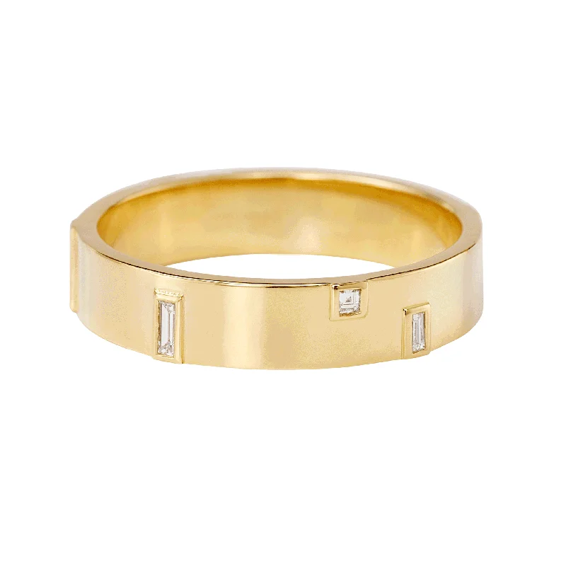 Stunning Jewelry Pieces At The Lowest Prices Ever Pillar Unisex Baguette Diamond Wedding Band Stunning Jewelry Pieces At The Lowest Prices Ever Pillar Unisex Baguette Diamond Wedding Band