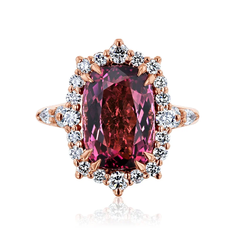 Get Your Favorite Jewelry At The Best Price Pink Tourmaline Elongated Ring