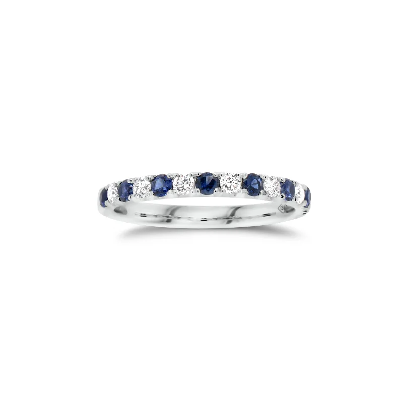 Last Chance To Grab Your Favorite Jewelry At A Discount Sapphire & Diamond Band