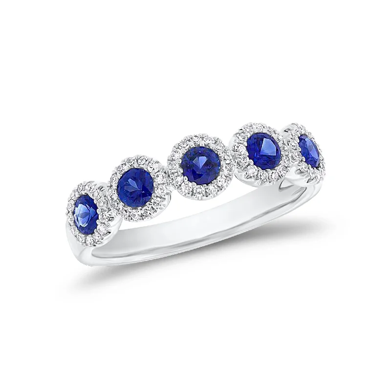 Unmissable Jewelry Sale – Shop Before It's Too Late Sapphire & Diamond Halo Ring