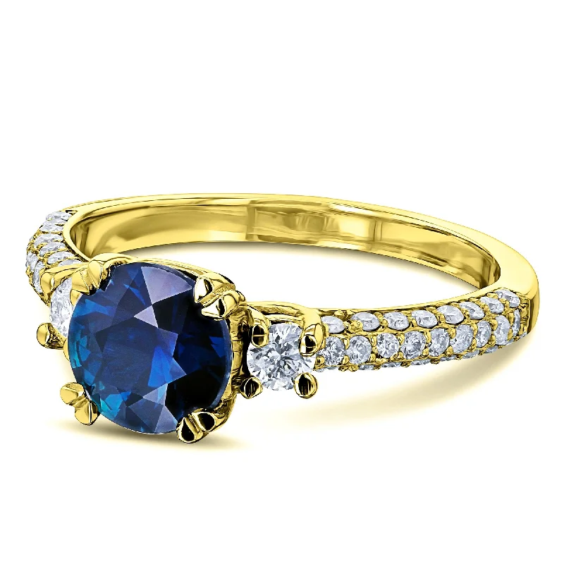 Timeless Elegance, Temporary Discounts – Act Fast Sapphire & Diamond Micro-Pavé