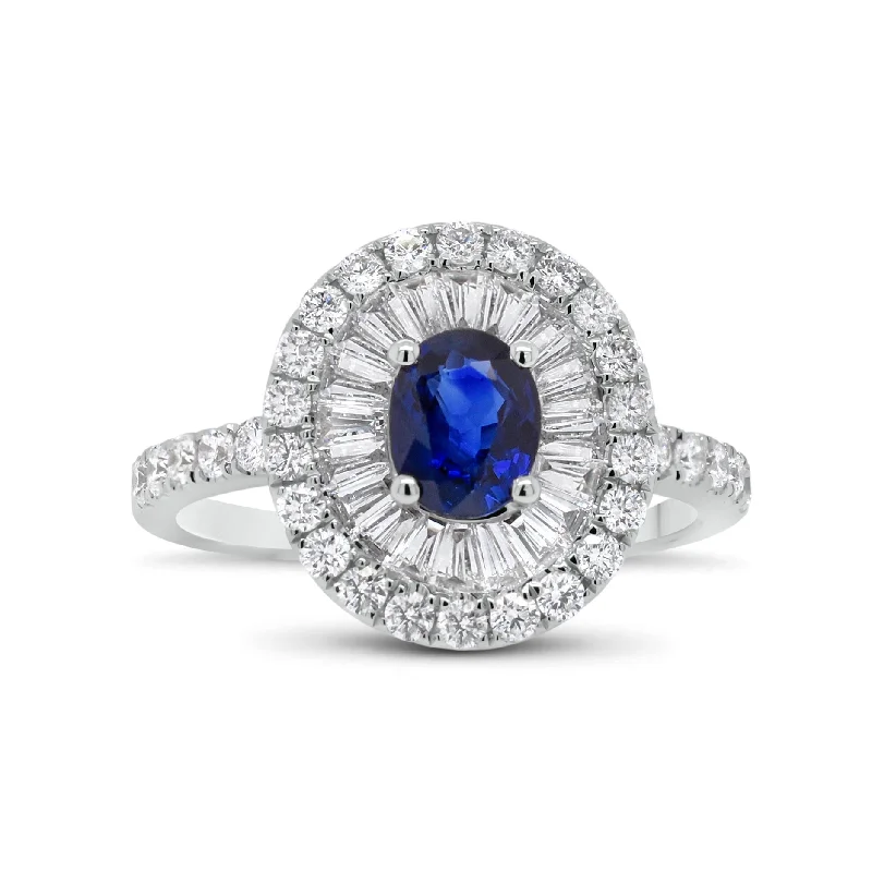 Exclusive Jewelry Sale – Grab Timeless Pieces Now Sapphire Double Halo Ring