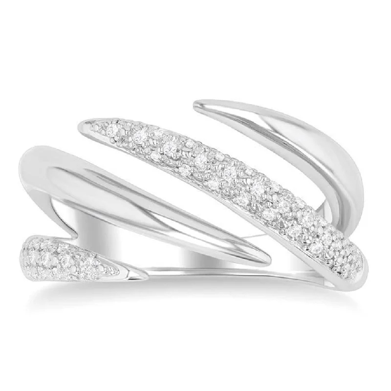 Unmissable Jewelry Sale – Shop Before It's Too Late Sterling Silver Bypass Diamond Ring Unmissable Jewelry Sale – Shop Before It's Too Late Sterling Silver Bypass Diamond Ring