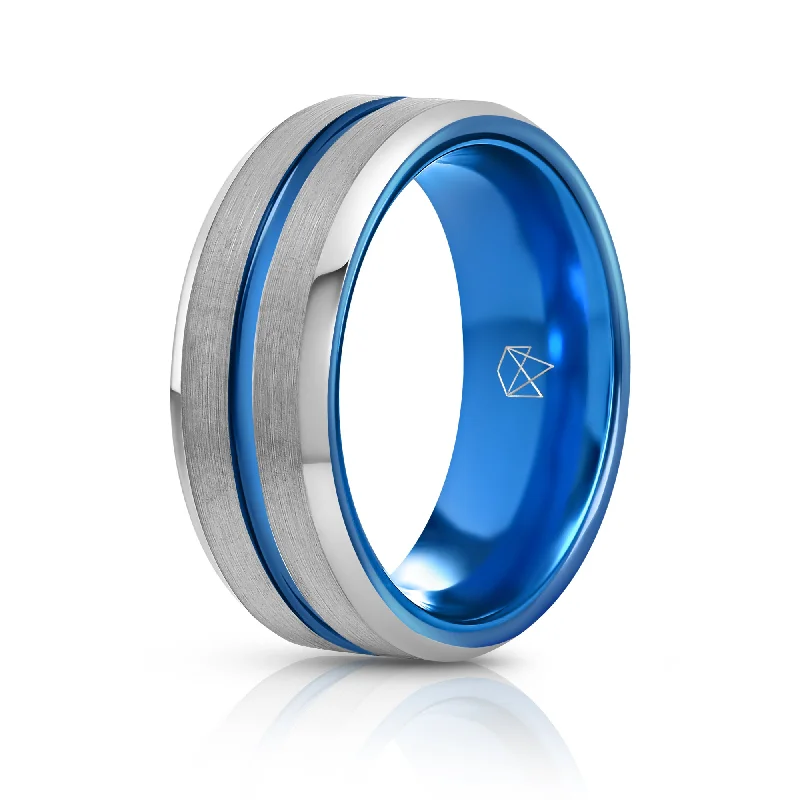 Seasonal Jewelry Clearance – Best Styles At The Lowest Prices Silver Tungsten Ring Blue Infinity Seasonal Jewelry Clearance – Best Styles At The Lowest Prices Silver Tungsten Ring Blue Infinity