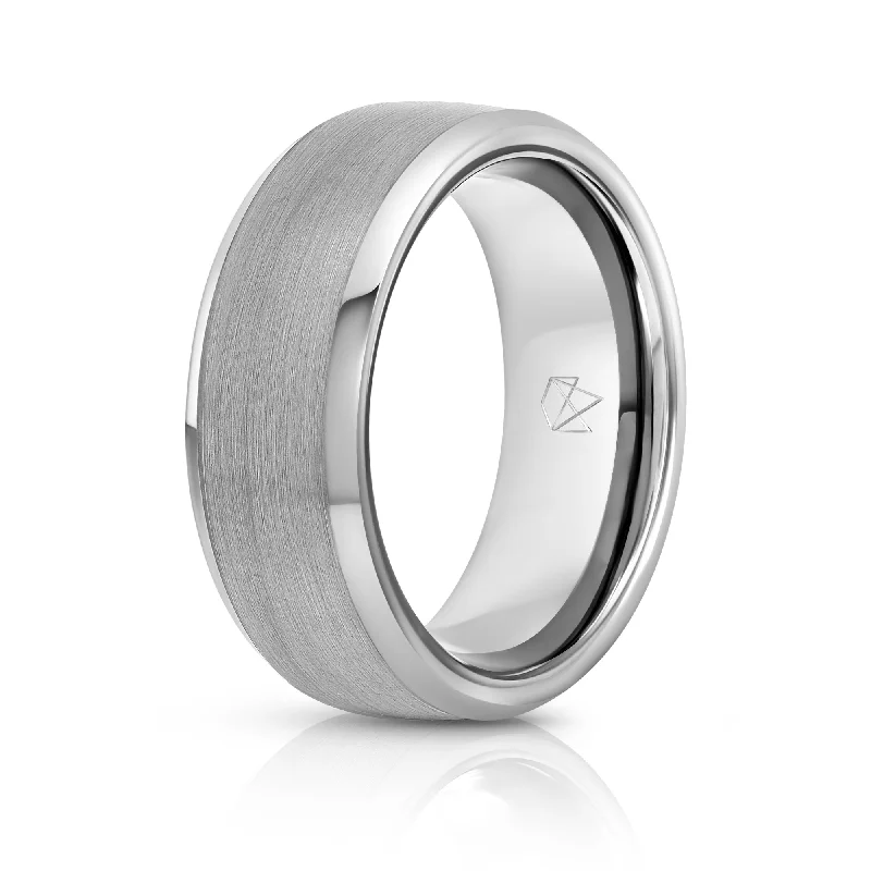 Huge Savings On Timeless Jewelry Collections Silver Tungsten Ring - Minimalist