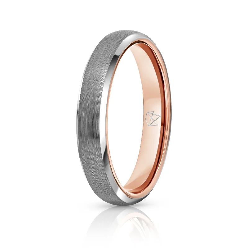 Best Jewelry Sale – Shop Exclusive Designs Now Silver Tungsten Ring - Rose Gold - 4MM Best Jewelry Sale – Shop Exclusive Designs Now Silver Tungsten Ring - Rose Gold - 4MM
