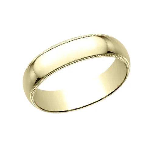 High-Quality Jewelry At A Fraction Of The Cost The CLASSIC MILGRAIN Men's Band