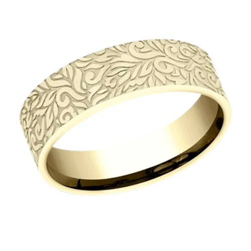Limited-Time Offer On Elegant Jewelry Pieces The PAISLEY FLAT Men's Band