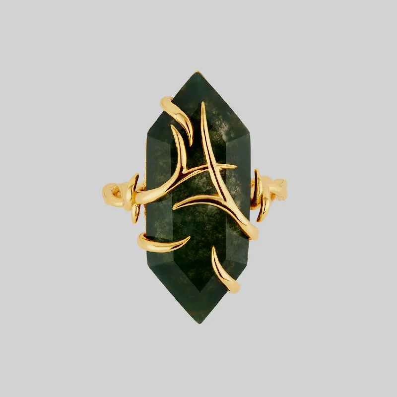 Unlock Unbeatable Jewelry Deals Before They’Re Gone The Swamp Roots Gemstone Ring - Gold