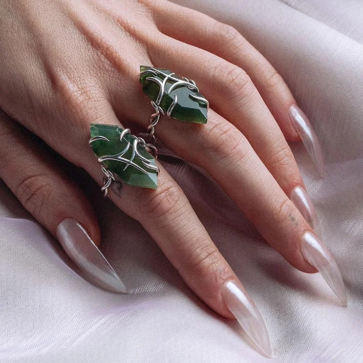 Bold And Beautiful Jewelry Now At Irresistible Prices The Swamp Roots Gemstone Ring - Silver