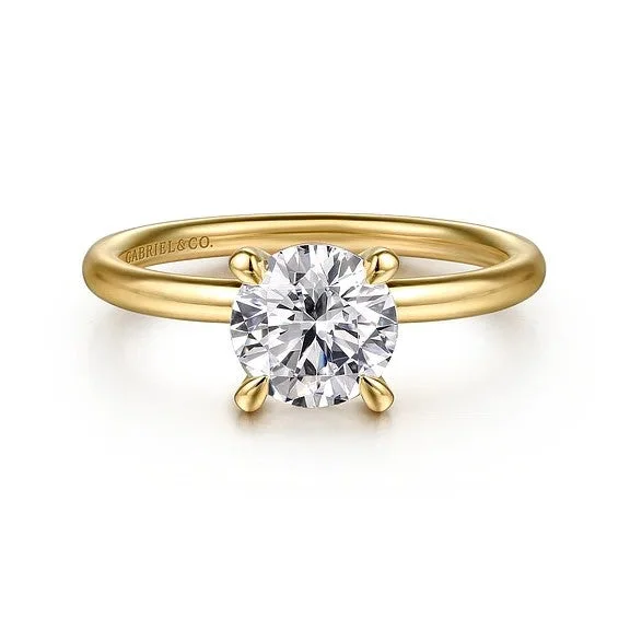 Exclusive Jewelry Bundles At Discounted Prices Tiana - 14K Yellow Gold Round Solitaire Diamond Engagement Ring (Setting Only) Exclusive Jewelry Bundles At Discounted Prices Tiana - 14K Yellow Gold Round Solitaire Diamond Engagement Ring (Setting Only)