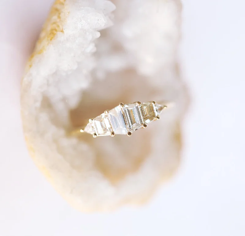 Big Discounts On Elegant Jewelry Collections Irma Trapeze Diamond Ring