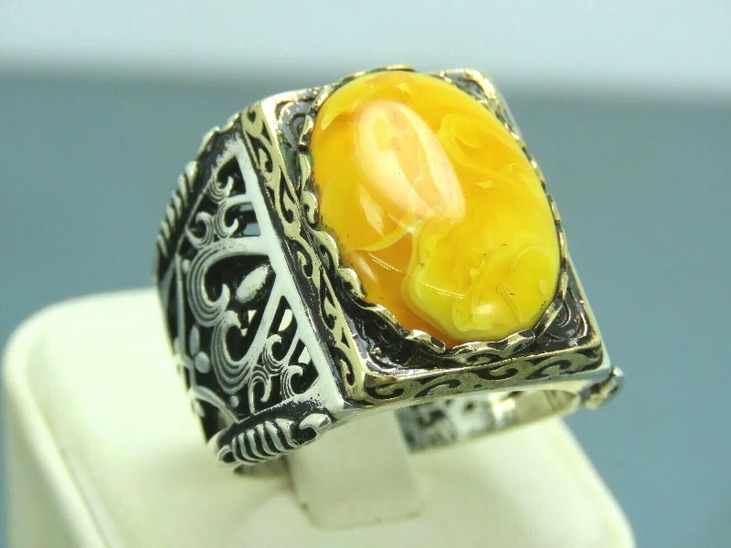 Exclusive Jewelry Bundles At Discounted Rates Turkish Handmade Jewelry 925 Sterling Silver Amber Stone Mens Rings Exclusive Jewelry Bundles At Discounted Rates Turkish Handmade Jewelry 925 Sterling Silver Amber Stone Mens Rings