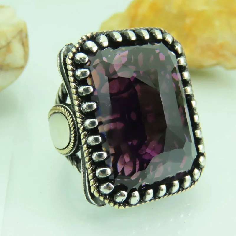 Huge Savings On Timeless Jewelry Collections Turkish Handmade Jewelry 925 Sterling Silver Amethyst Stone Mens Rings Huge Savings On Timeless Jewelry Collections Turkish Handmade Jewelry 925 Sterling Silver Amethyst Stone Mens Rings