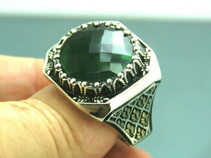 Personalized Jewelry Sale – Unique Pieces At Great Prices Turkish Handmade Jewelry 925 Sterling Silver Emerald Stone Mens Rings Personalized Jewelry Sale – Unique Pieces At Great Prices Turkish Handmade Jewelry 925 Sterling Silver Emerald Stone Mens Rings