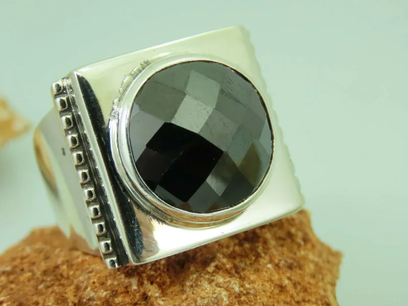 Elevate Your Jewelry Collection With Limited-Time Savings Turkish Handmade Jewelry 925 Sterling Silver Onyx Stone Mens Rings