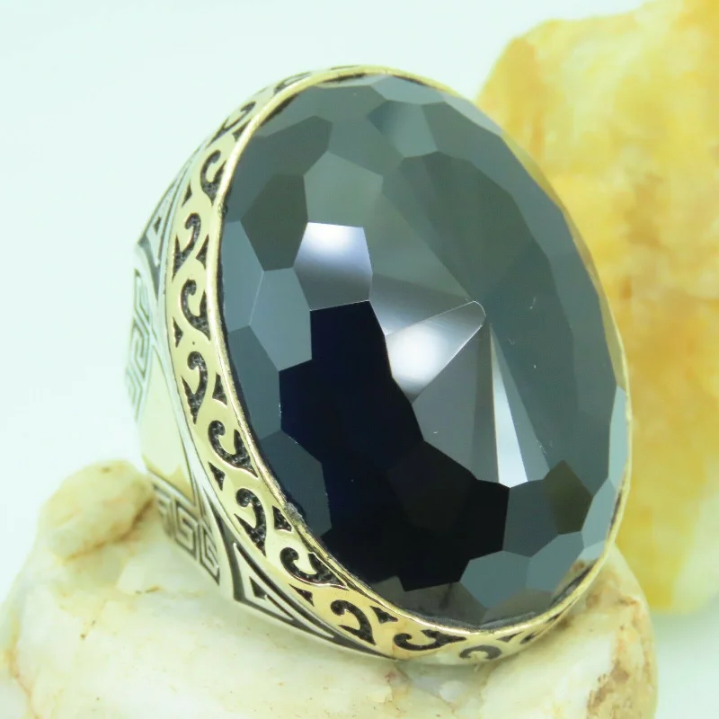Seasonal Jewelry Deals – Elevate Your Style Turkish Handmade Jewelry 925 Sterling Silver Dark Sapphire Mens Rings Seasonal Jewelry Deals – Elevate Your Style Turkish Handmade Jewelry 925 Sterling Silver Dark Sapphire Mens Rings