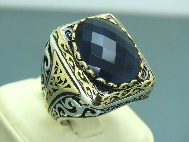 Shop Stylish Jewelry Now And Save Big Turkish Handmade Jewelry 925 Sterling Silver Sapphire Stone Mens Rings Shop Stylish Jewelry Now And Save Big Turkish Handmade Jewelry 925 Sterling Silver Sapphire Stone Mens Rings