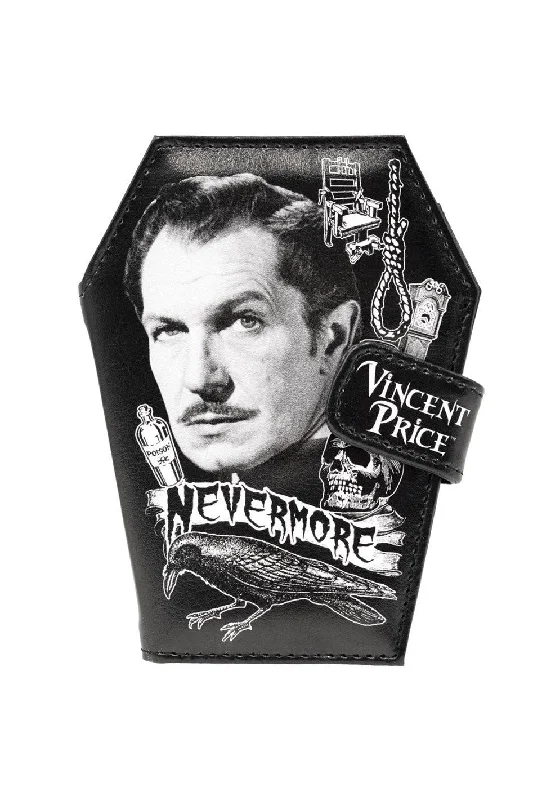 Vincent Price Coffin Wallet Nevermore