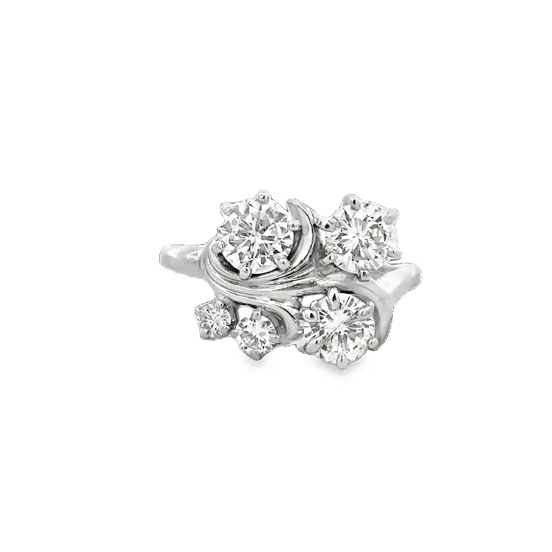 Flash Sale On Stunning Jewelry – Don't Miss Out Vintage Mid-Century Diamond Ring in White Gold Flash Sale On Stunning Jewelry – Don't Miss Out Vintage Mid-Century Diamond Ring in White Gold