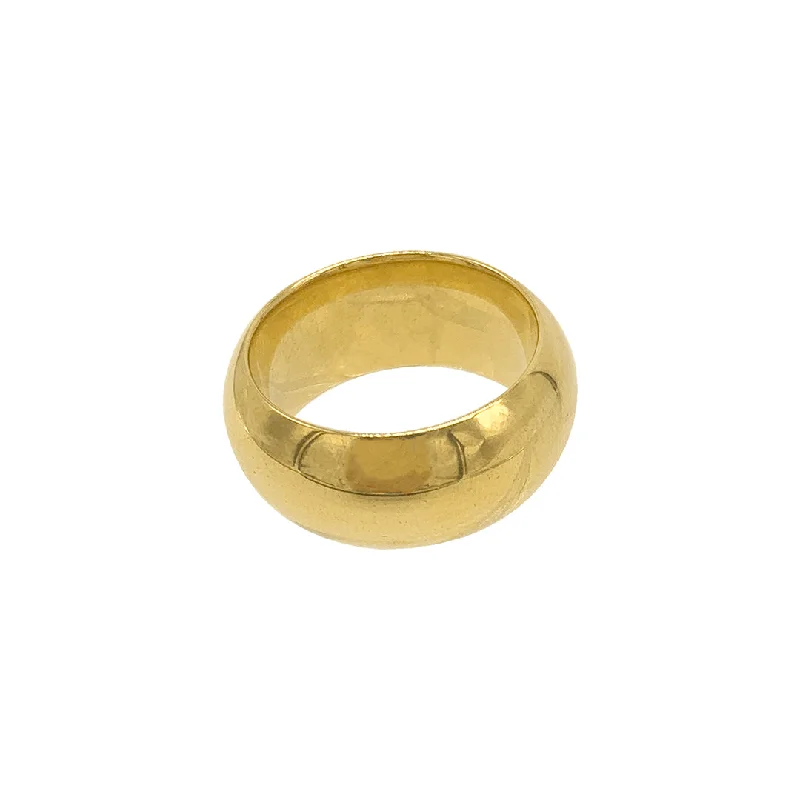 Unlock Unbeatable Jewelry Deals Before They’Re Gone 10mm Domed Cigar Band gold