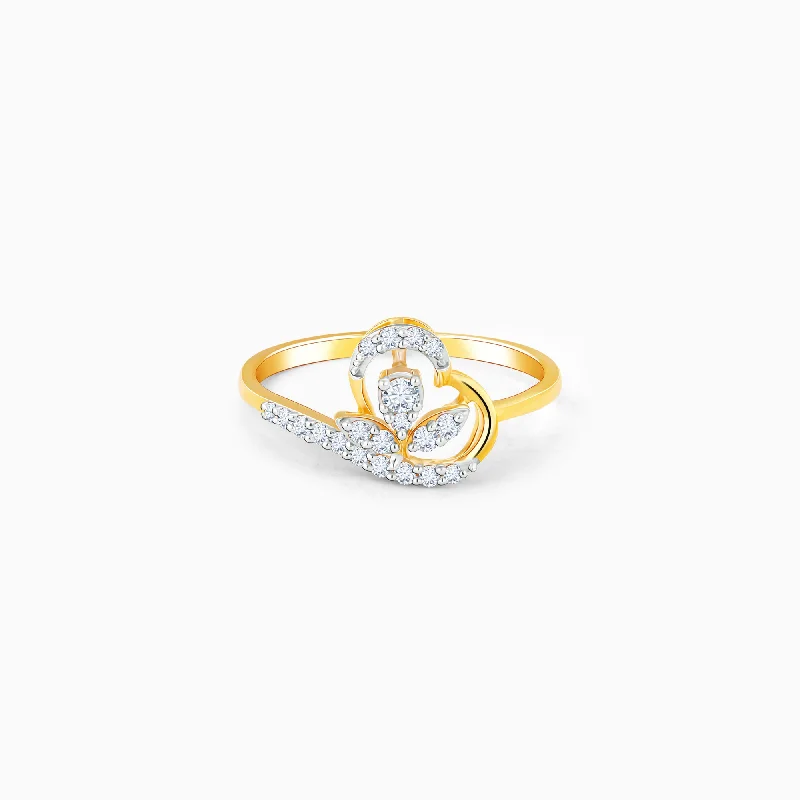 Jewelry Clearance – Final Chance To Save Big Gold Eternal Bloom Diamond Ring