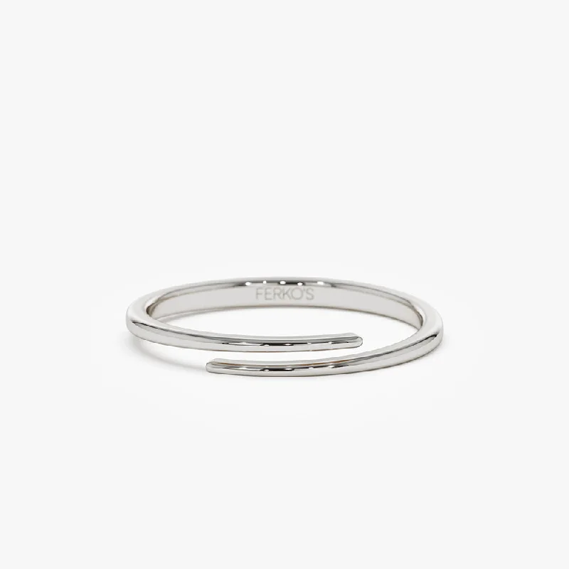 14K White Gold