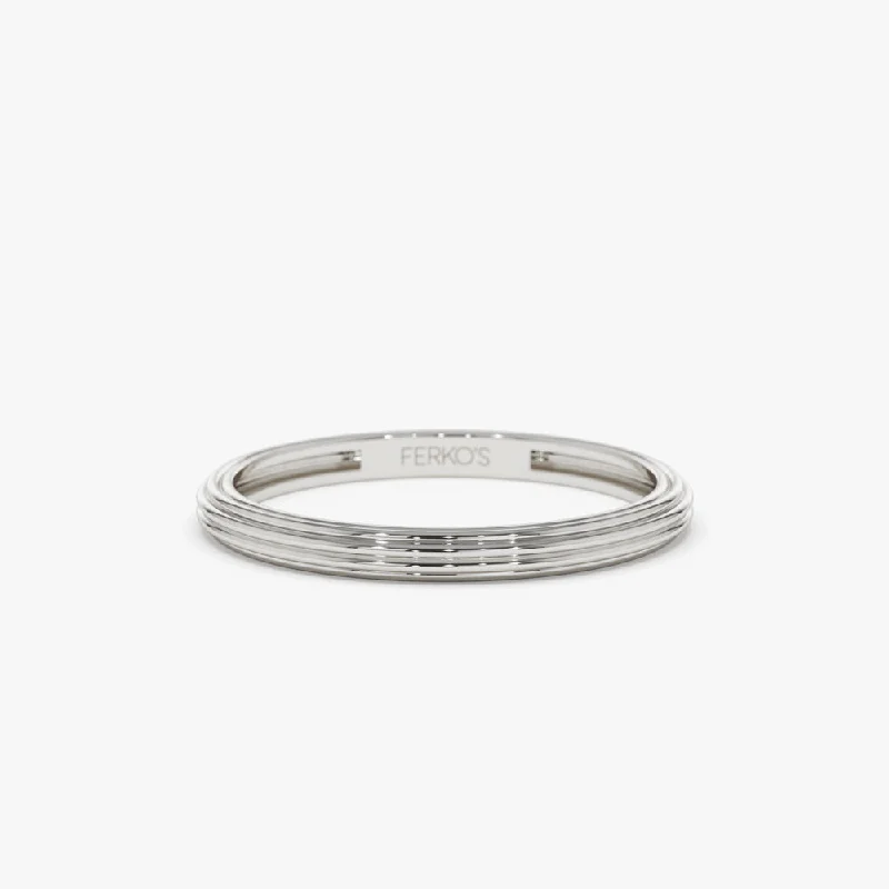 14K White Gold