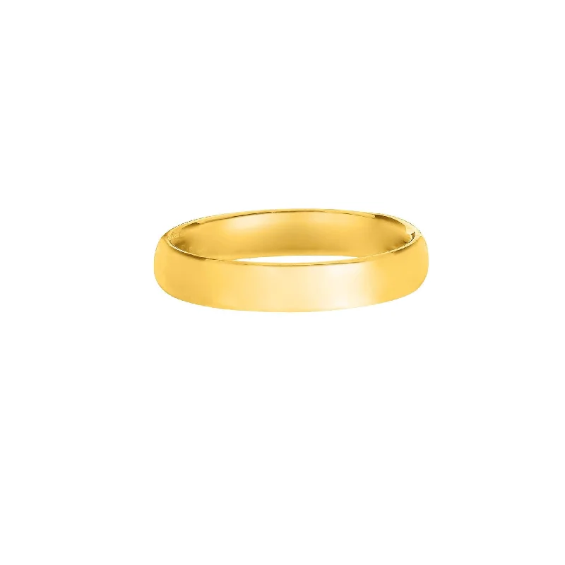 Exclusive Gemstone Jewelry At Special Prices 14kt Yellow Gold 3.0mm Shiny Comfort Fit Wedding Band