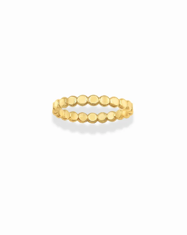 Dainty Floral Jewelry For Feminine Elegance Confetti Stacking Ring