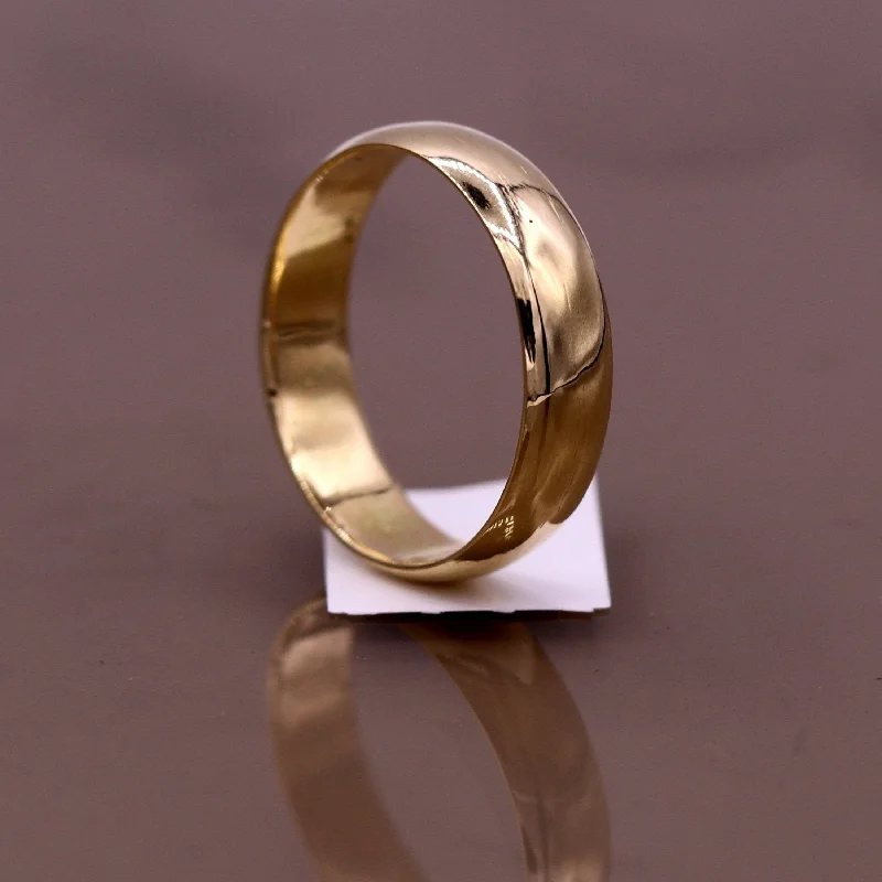 Once-A-Year Jewelry Deals – Shop Before They’Re Gone 14kt yellow solid gold handmade gorgeous 5mm wedding anniversary engagement ring band for unisex gifting jewelry GR007