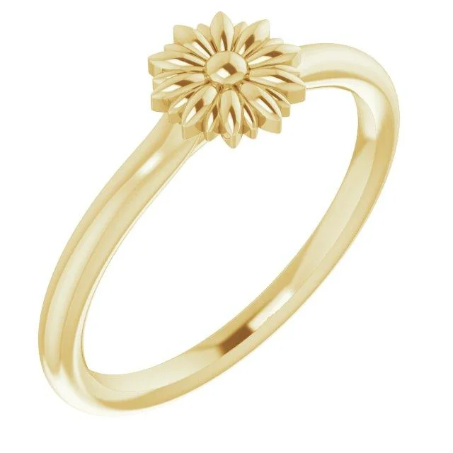 Personalized Jewelry Sale – Unique Pieces At Great Prices JDSP57700 - FLORAL RING