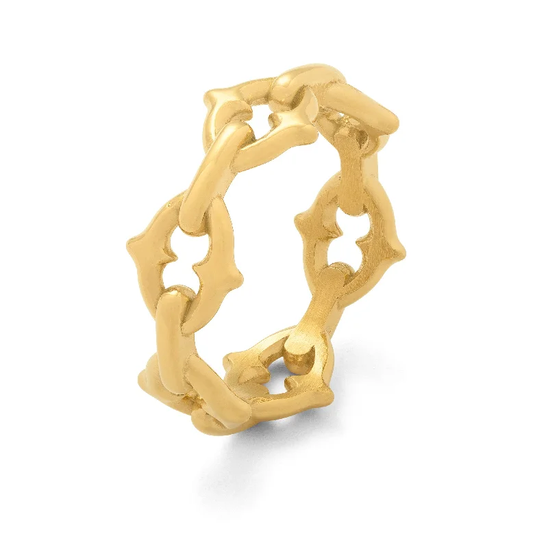 Flash Jewelry Sale – Get Stunning Pieces At Low Prices "The Cathedral" Spiked Ring (Gold) Flash Jewelry Sale – Get Stunning Pieces At Low Prices "The Cathedral" Spiked Ring (Gold)