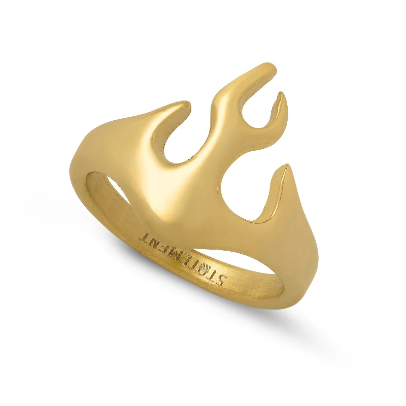 Modern Jewelry At Exclusive Discounts – Shop Today Flame Ring (Gold)