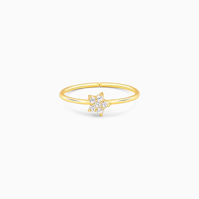 Seasonal Jewelry Sale – Upgrade Your Collection Golden Star Constellation Ring