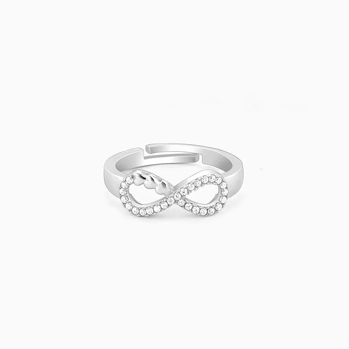 Affordable Elegance – Special Jewelry Sale Now Live Silver Infinity Heart Ring