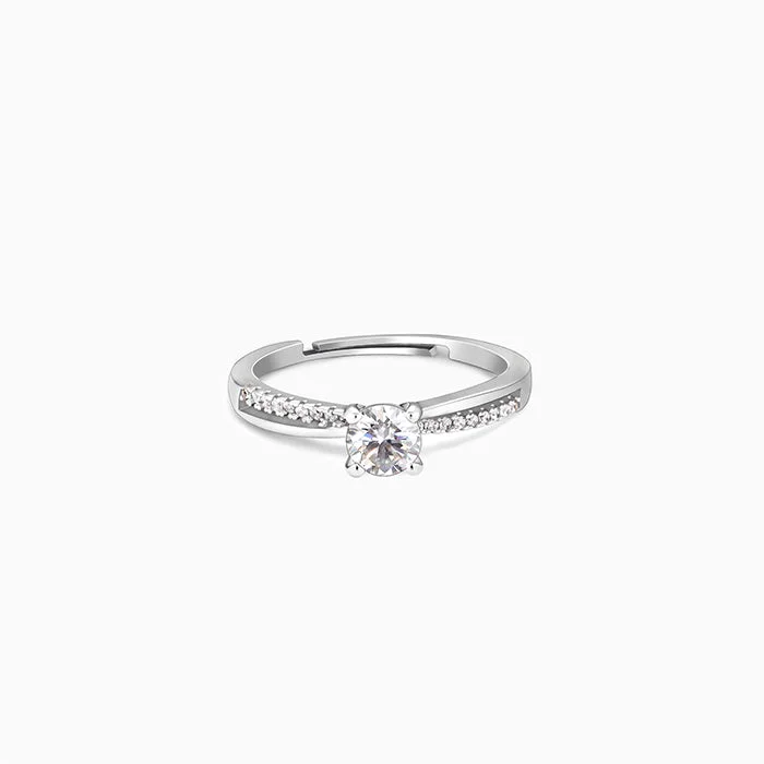Jewelry Sale Alert – Shop Timeless Elegance Today Silver Zircon Layered Ring