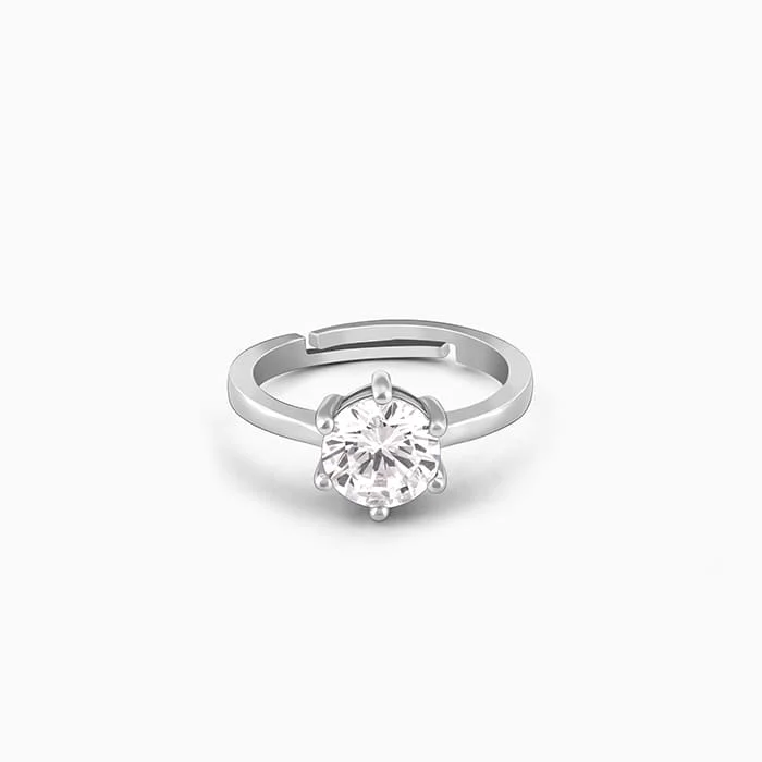 Everyday Jewelry Essentials Now On Sale Silver Zircon Vintage Ring