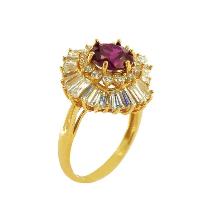 Limited-Time Jewelry Sale – Don't Miss These Deals TVJ1913 - Gemstone Gold Ring