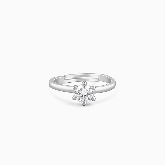 Handcrafted Jewelry Sale – Unique Designs At Low Prices Silver Snowfall Ring