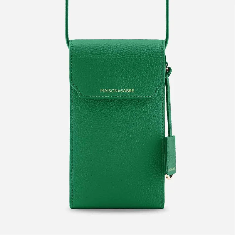 The Phone Pouch - Emerald Green