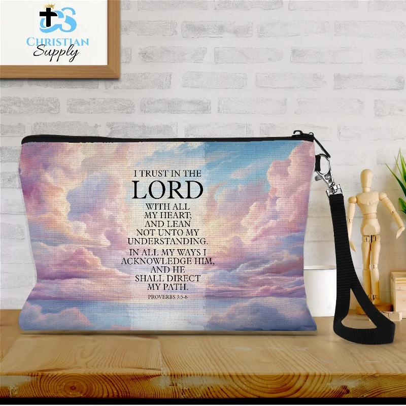 Trust in the Lord Clouds Wristlet