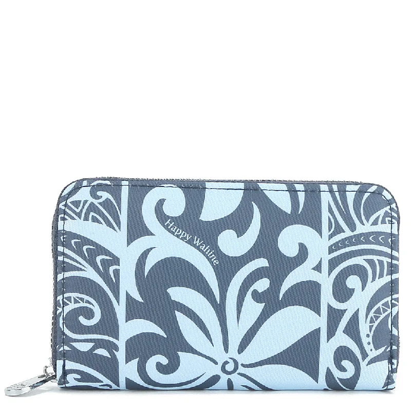 Wallet Chloe Keʻolu Tapa Tiare Teal