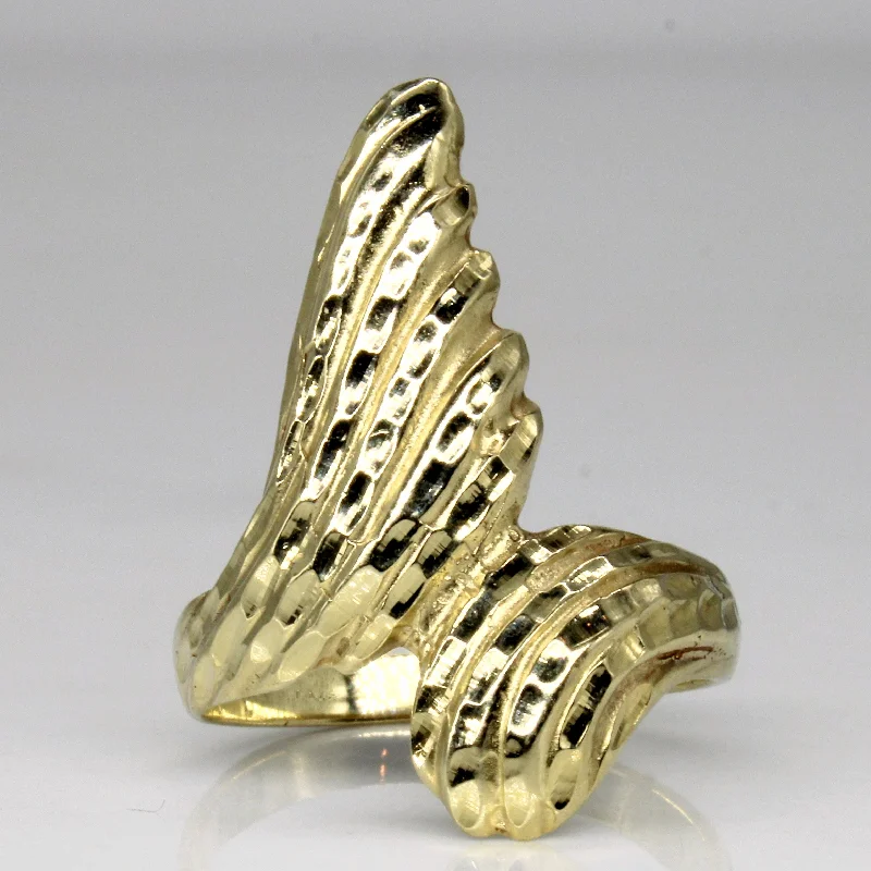 Exclusive Jewelry Sale Event – Shop Now 14k Yellow Gold Abstract Ring | SZ 6.75 |