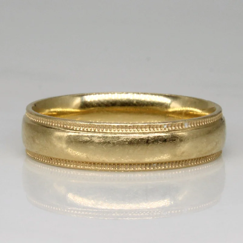 Fine Jewelry, Limited-Time Offers Available 14k Yellow Gold Band | SZ 8.25 |