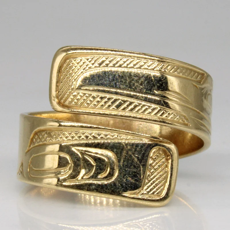 Elegant Jewelry Styles At Budget-Friendly Prices 14k Yellow Gold Indigenous Carving Ring | SZ 8.75 | Elegant Jewelry Styles At Budget-Friendly Prices 14k Yellow Gold Indigenous Carving Ring | SZ 8.75 |