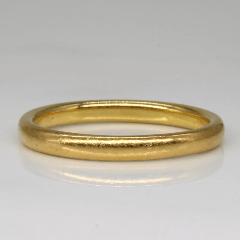 Flash Deals On Fine Jewelry – Shop Before It's Gone 22k Yellow Gold Band | SZ 8 |